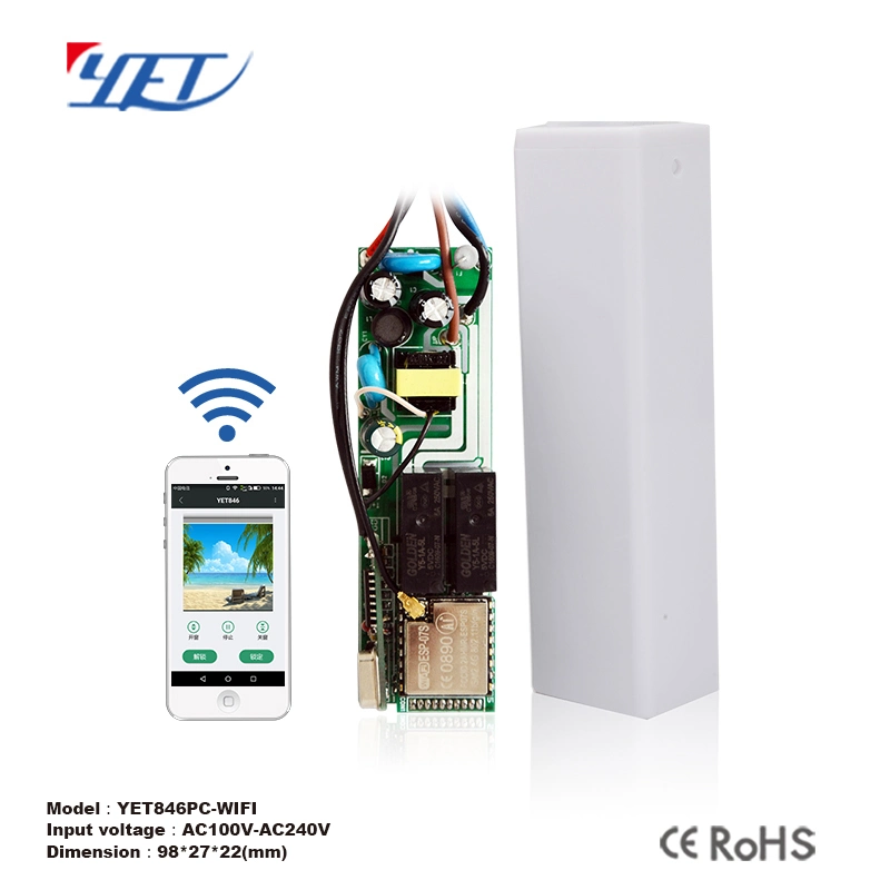 Rolling Shutter Built-in Tubular Motor WiFi Smart Controller Yet846WiFi